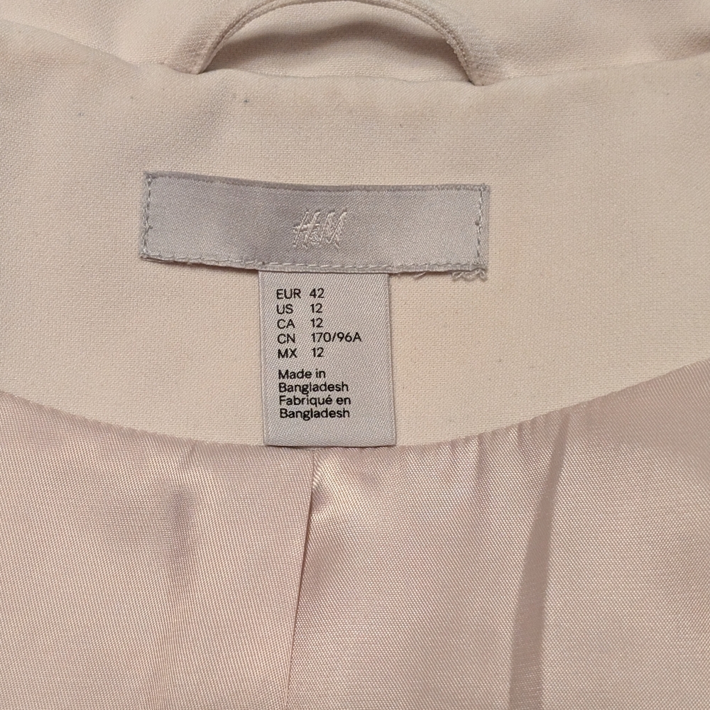 Brushed-finish twill trench coat Size 12 - Limited Time Sale - Picture 9 of 9